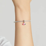 Heart Bead Charm Solid 925 Silver For European Bracelet