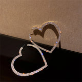 Crystal Drop Dangle Earring Rhinestone Ear Decor Wedding Party Jewelry