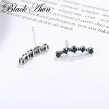 925 Silver Stud Earrings for Women Spinel Party Queen T231