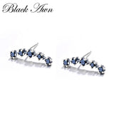 925 Silver Stud Earrings for Women Spinel Party Queen T231