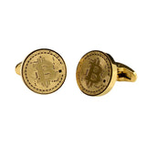Bitcoin Cufflinks Stainless Steel Men's French Shirts Cuff Buttons