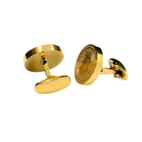 Bitcoin Cufflinks Stainless Steel Men's French Shirts Cuff Buttons