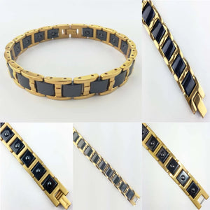 Plated Ceramic Bracelet for Arthritis Pain Relief