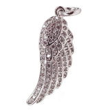 Micro Pave CZ Crystal Angle Wings Pendant Charms for Women Jewelry