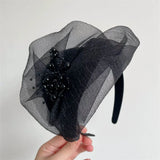 Veil Top Hat Retro hairband Wedding Hair Accessories Bride Headpiece