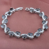 Zircinia Zirconia Silver Bracelet for Women
