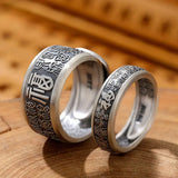 Blessing Ring Male Niche Ring Couple Tide Opening Adjustable Ring Men And Women