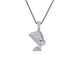 Hip Hop Micro Iced Brass Pendant CZ Women Necklace CN410