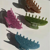 Sequins Hair Claws Acrylic Hairpins Barrette Crab Hair Clips