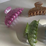 Sequins Hair Claws Acrylic Hairpins Barrette Crab Hair Clips
