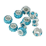 Crystal Space Glass Bead Bracelet Set for Teens