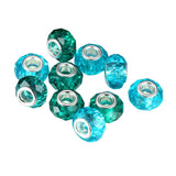 Crystal Space Glass Bead Bracelet Set for Teens