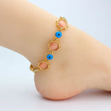 Evil Eye Bracelet/Anklet for Women Charm Bangle Jewelry