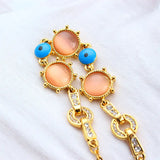 Evil Eye Bracelet/Anklet for Women Charm Bangle Jewelry