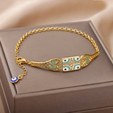 Square Evil Eye Charm Bracelet For Women Girls Men Jewelry
