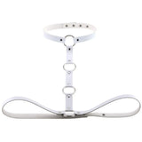 Body Leather Harness Bondage Statement Necklaces Women