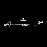 Bohemia Frosted Beaded Gourd Pendant Anklets