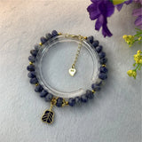 Bohemia Natural Stone Abacus Pendant Bracelet Women's Jewelry Gift