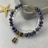 Bohemia Natural Stone Abacus Pendant Bracelet Women's Jewelry Gift
