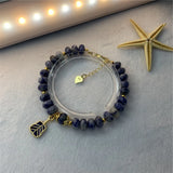 Bohemia Natural Stone Abacus Pendant Bracelet Women's Jewelry Gift