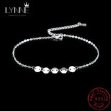 Bohemia Sequins Pendant 925 Silver Anklets