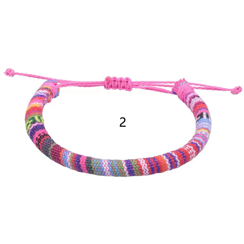 Bohemian Ethnic Style Bracelet Hand-Woven Youth Surfing Friendship Bracelet