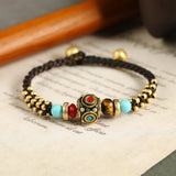 Bohemian Retro Nepal Beads Hand-woven Bracelet