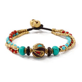 Bohemian Retro Nepal Beads Hand-woven Bracelet