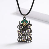 Purple Zircon Pendant Boho Style Jewelry