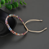Boho 4mm African Jasper Double Layer Chakra Bracelet