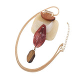 Boho Geometric Pendant Alloy Necklace Women's Long Sweater Chain