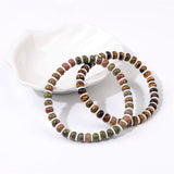 Boho Natural Stone Charms Bracelet Women Unisex Polymer Clay Beaded Rondelle