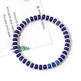 Boho Natural Stone Charms Bracelet Women Unisex Polymer Clay Beaded Rondelle