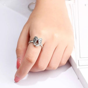 Boho Vintage Angel Wings Love Ring - Wedding Band Jewelry