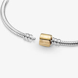 925 Silver Snake Bone Chain Bracelet for Charm Beads DIY