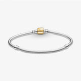 925 Silver Snake Bone Chain Bracelet for Charm Beads DIY