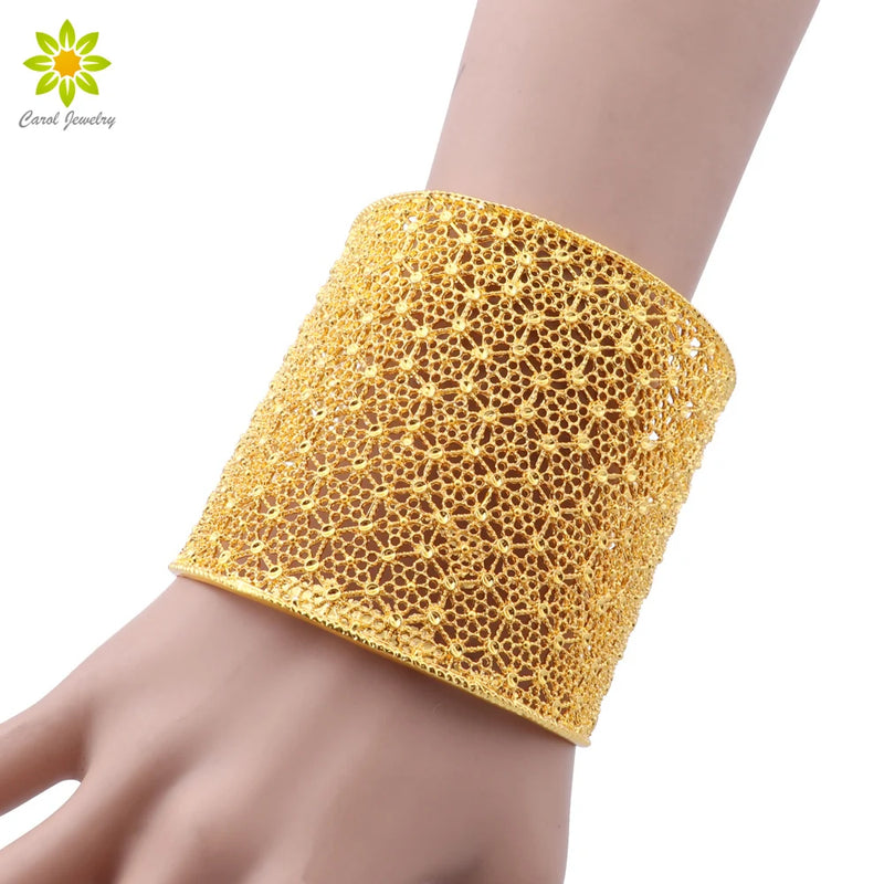 Dubai Bangle For Women African Bangles Wedding Jewelry Gift