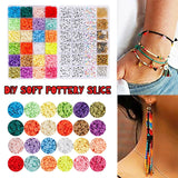 Polymer Clay Beads Bracelet Making Kit DIY Jewelry Set