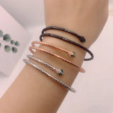 Zodiac Snake Bracelet Bangles Women's Vintage Open Bracelet