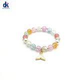 Girls Mermaid Fishtail Bracelet Rabbit Pendant Christmas Jewelry