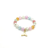 Girls Mermaid Fishtail Bracelet Rabbit Pendant Christmas Jewelry