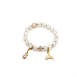 Girls Mermaid Fishtail Bracelet Rabbit Pendant Christmas Jewelry