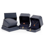 European Jewelry Storage Box Leather Pendant Necklace Organizer Box