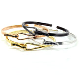 Anil Arjanda Bangles, Micro Pave CZ & Open Cuff Bangle Bracelets