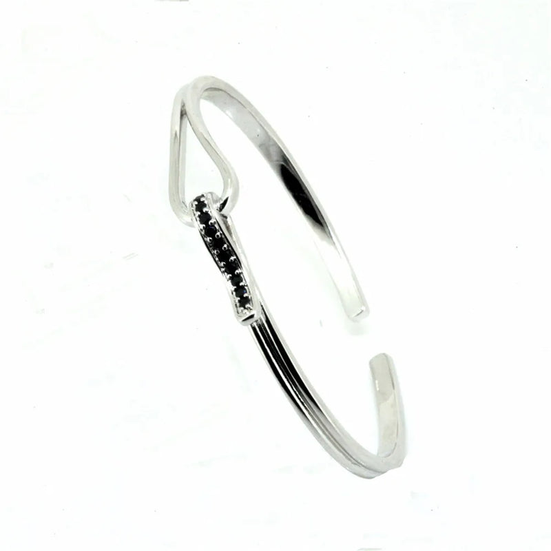 Anil Arjanda Bangles, Micro Pave CZ & Open Cuff Bangle Bracelets