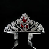 Crystal Tiara Crown Wedding Hair Accessory Rhinestone Women Pageant
