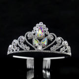 Crystal Tiara Crown Wedding Hair Accessory Rhinestone Women Pageant