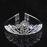 Crystal Tiara Crown Wedding Hair Accessory Rhinestone Women Pageant
