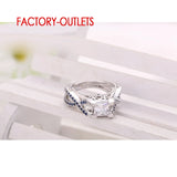 925 Wedding Engagement Ring Size 6 7 8 9