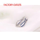 925 Wedding Engagement Ring Size 6 7 8 9